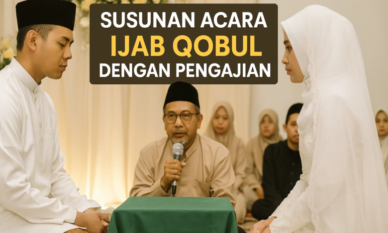 Susunan Acara Ijab Qobul dan pengajian