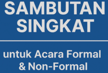 kata sambutan singkat