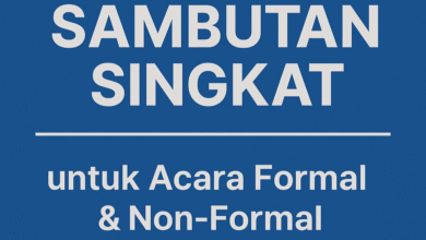kata sambutan singkat