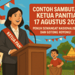 Sambutan Ketua Panitia 17 Agustus: Contoh Teks yang Menyentuh dan Inspiratif