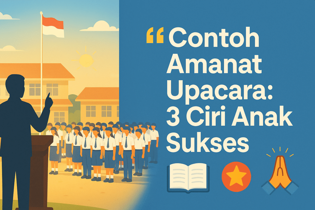 contoh teks amanat pembina upacara