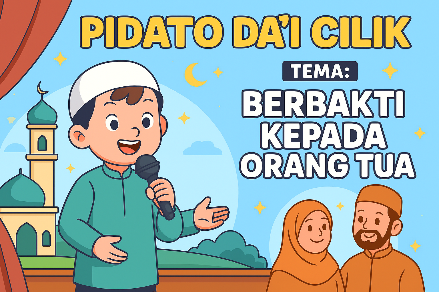contoh pidato dai cilik tentang berbakti kepada orang tua