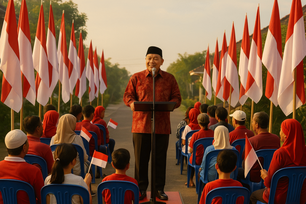 Contoh Sambutan Ketua RT 17 Agustus 2025 Singkat & Siap Pakai