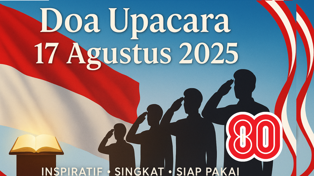 Download Teks Doa Upacara 17 Agustus 2025 – Siap Pakai dan Cetak
