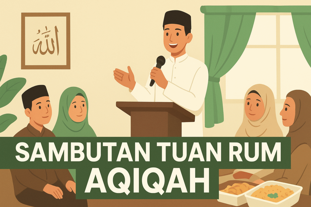 sambutan tuan rumah aqiqah