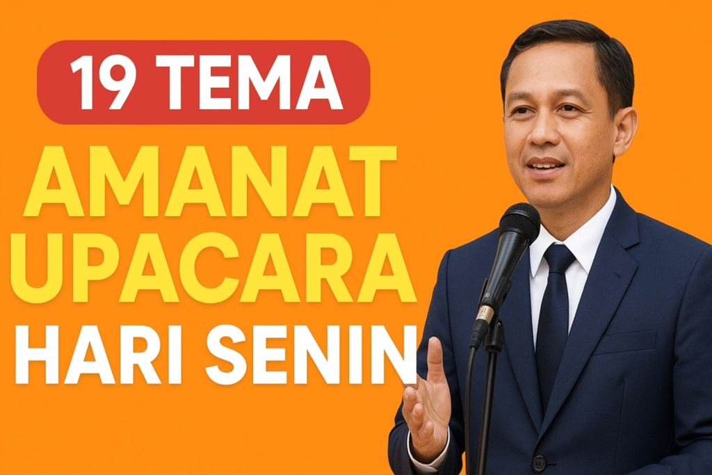 Tema Amanat Upacara Hari Senin