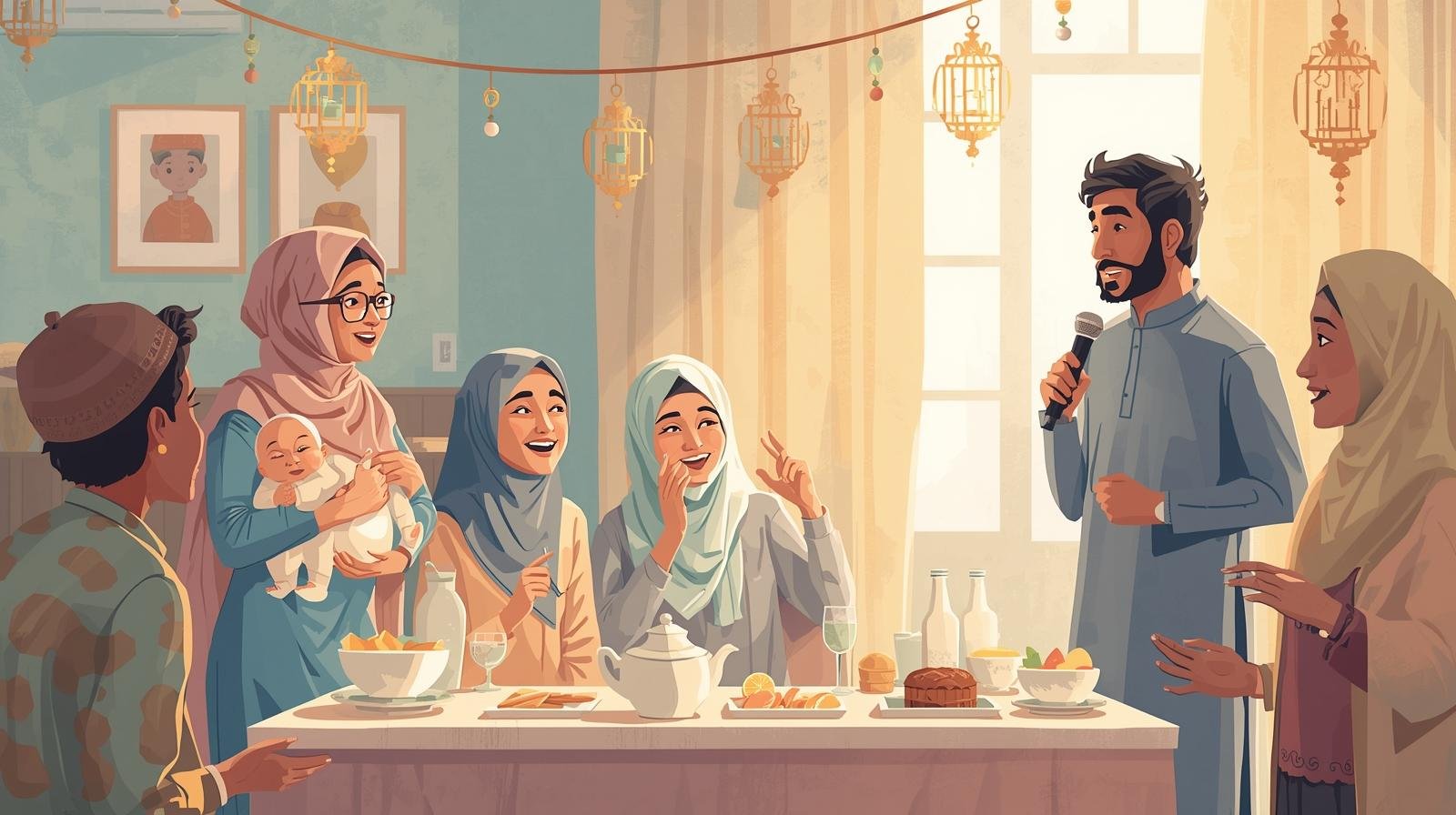 sambutan tuan rumah aqiqah