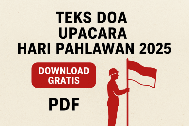teks doa upacara Hari Pahlawan 2025