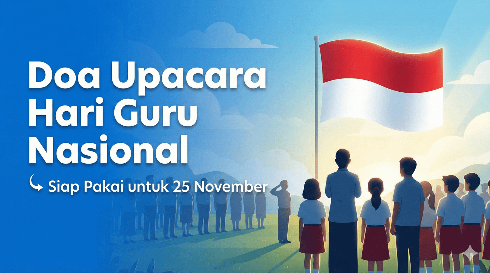 doa upacara hari guru nasional