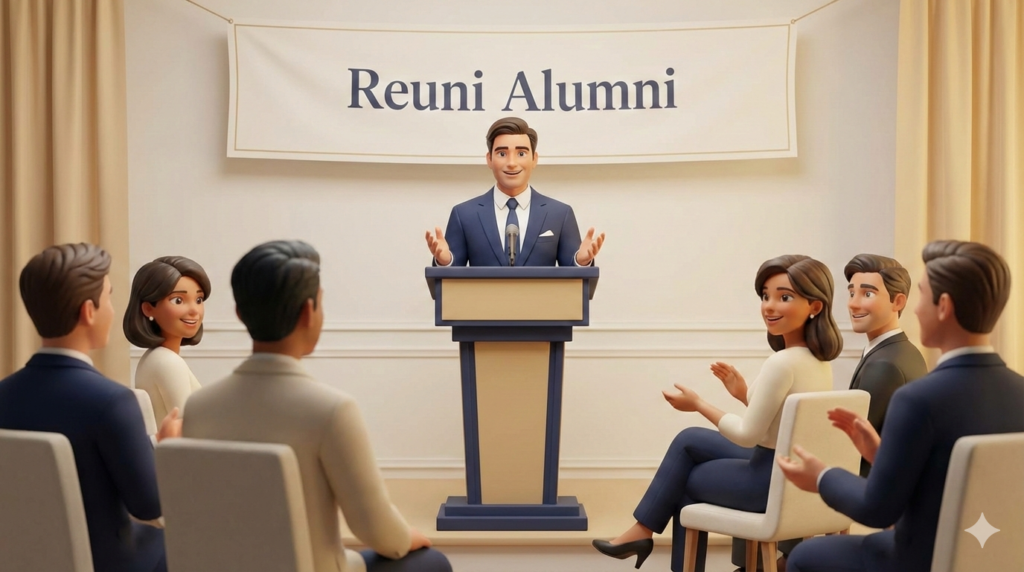 sambutan ketua panitia reuni