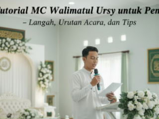 Tutorial MC Walimatul Ursy untuk Pemula – Langkah, Urutan Acara, dan Tips