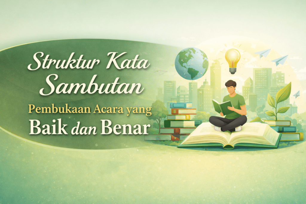 Struktur Kata Sambutan Pembukaan Acara