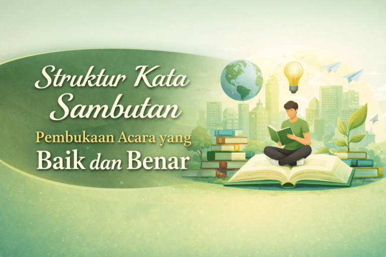 Struktur Kata Sambutan Pembukaan Acara