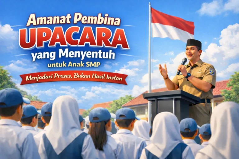 Amanat Pembina Upacara yang Menyentuh Untuk SMP
