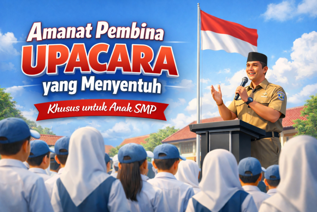 amanat pembina upacara yang menyentuh untuk anak smp