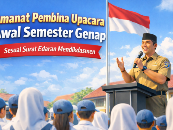 Amanat Pembina Upacara Awal Semester Genap: Menumbuhkan Semangat, Disiplin, dan Budaya Sekolah Positif