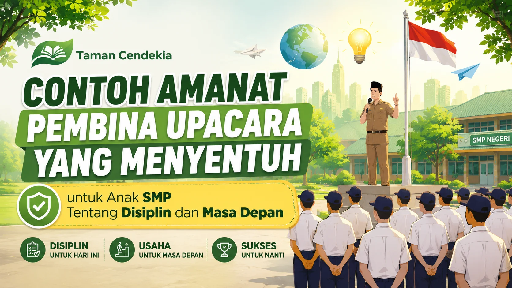 Amanat Pembina Upacara yang Menyentuh untuk Anak SMP