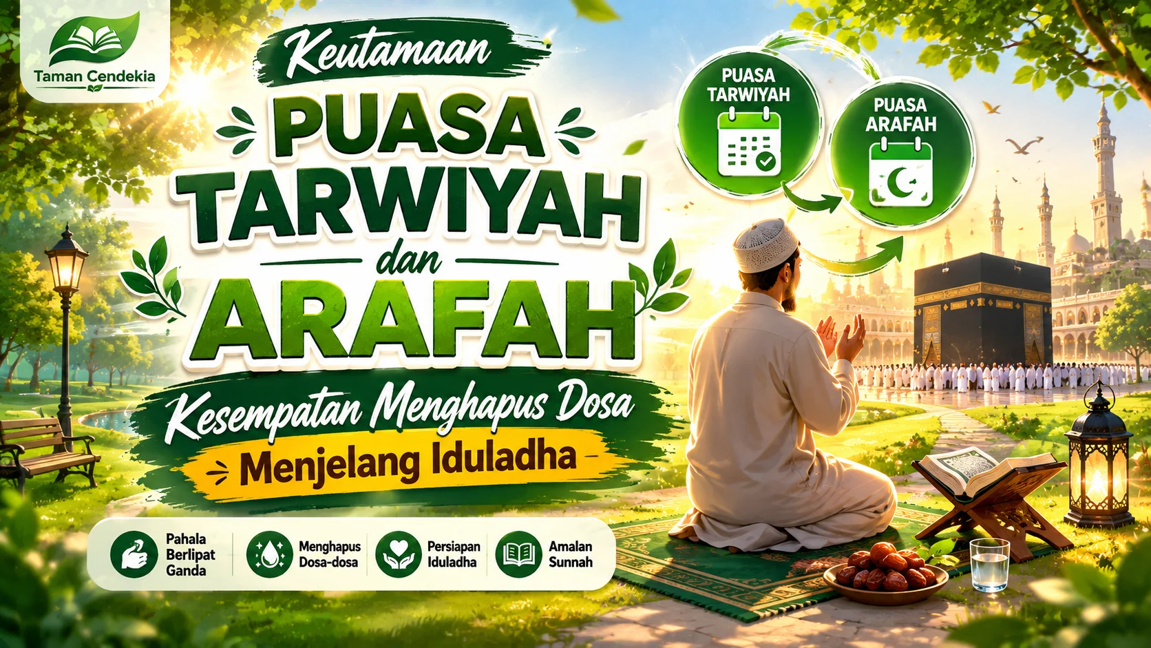 Keutamaan Puasa Tarwiyah dan Arafah