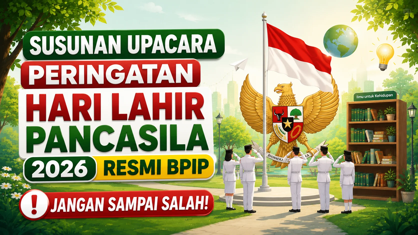 Susunan Upacara Peringatan Hari Lahir Pancasila