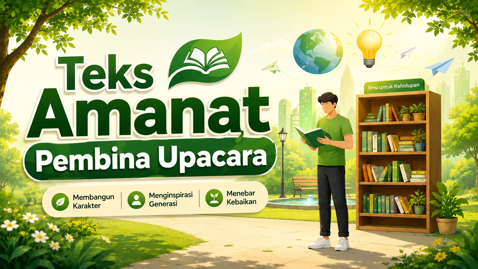 Amanat Pembina Upacara tentang Ujian Semester 2