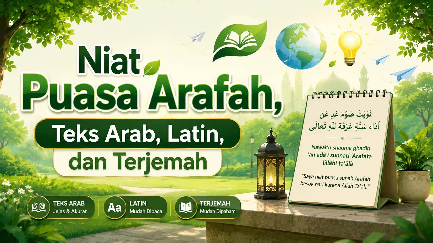 niat puasa arafah