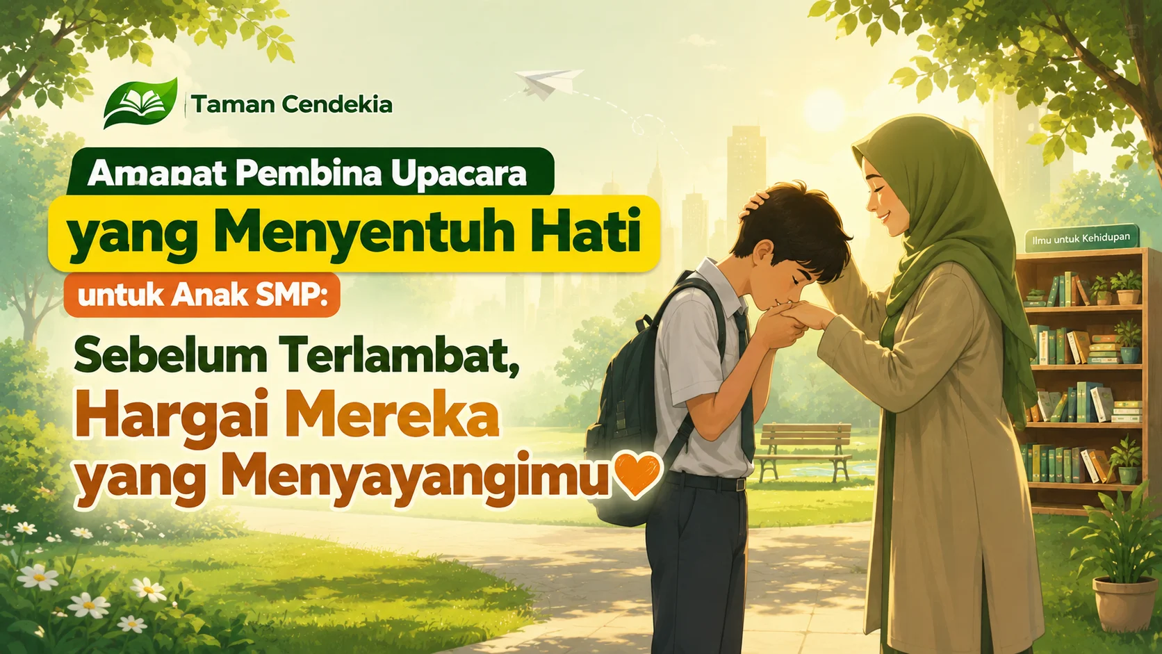 amanat pembina upacara yang menyentuh untuk anak smp